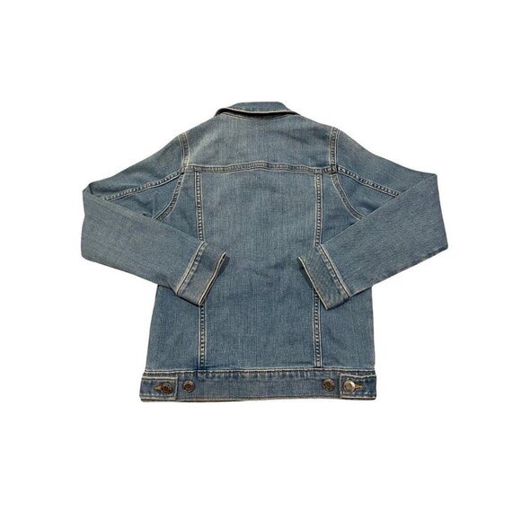 Lands' End Girl's Denim Jean Jacket - Size Small/ 7-8 - Excellent! - Picture 2 of 2